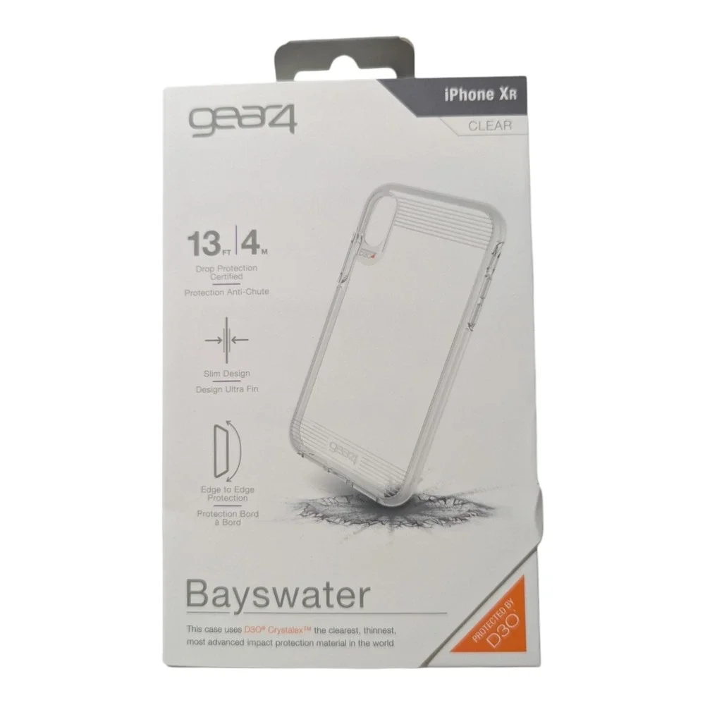 H7. New Gear 4 Bayswater D30 Case‎ for Apple iPhone XR - Clear